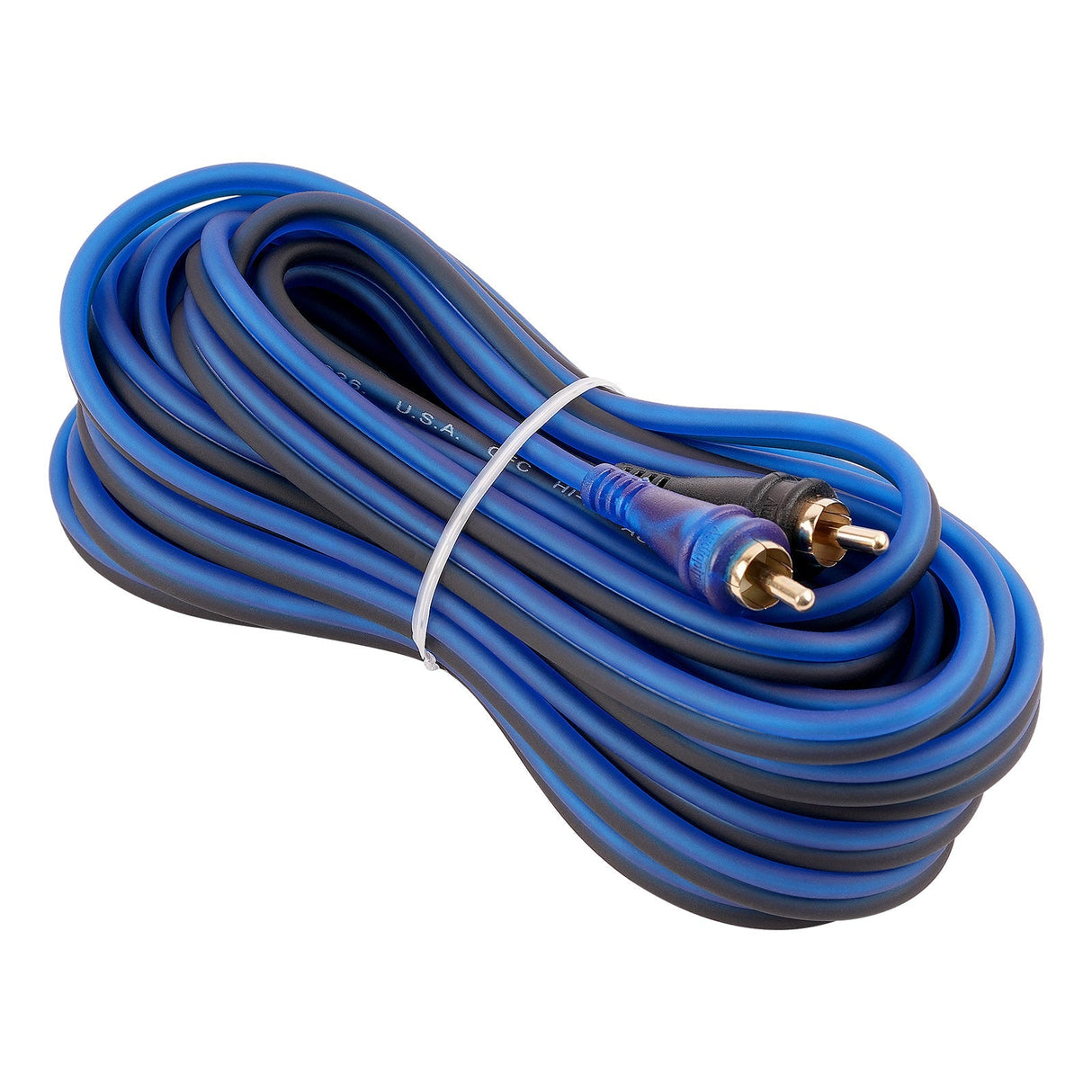 20FT Frosted RCA Audio Cable (BMV-BLS-20), 10-Pack (10 Individual Cables) Audiopipe