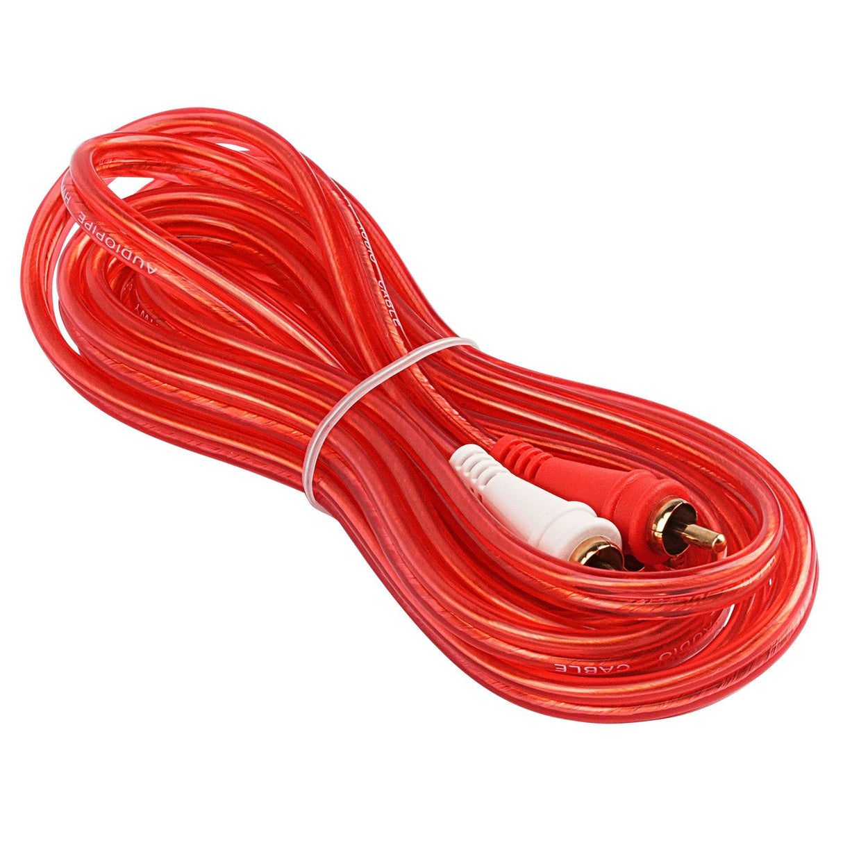 10FT Oxygen Free RCA Audio Cable (BMV-G-10), 10-Pack (10 Individual Cables) Audiopipe