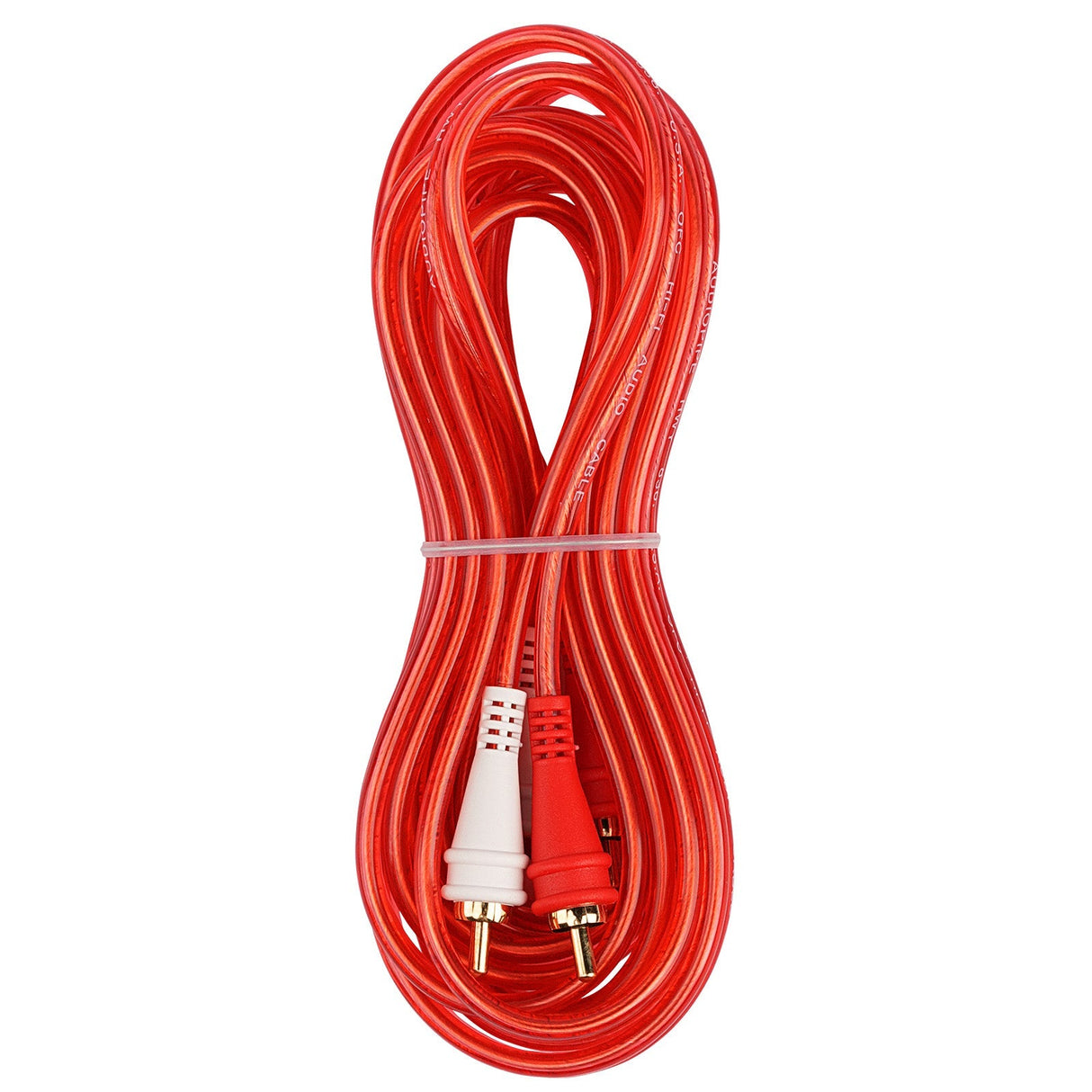 10FT Oxygen Free RCA Audio Cable (BMV-G-10), 10-Pack (10 Individual Cables) Audiopipe