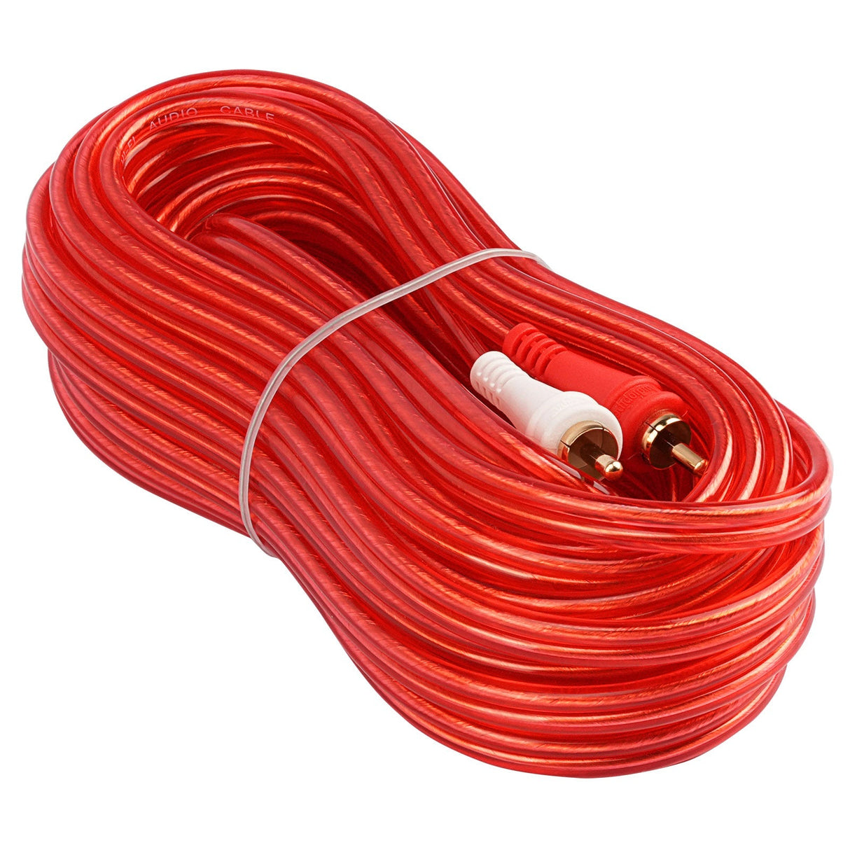 25FT Oxygen Free RCA Audio Cable (BMV-G-25), 10-Pack (10 Individual Cables) Audiopipe