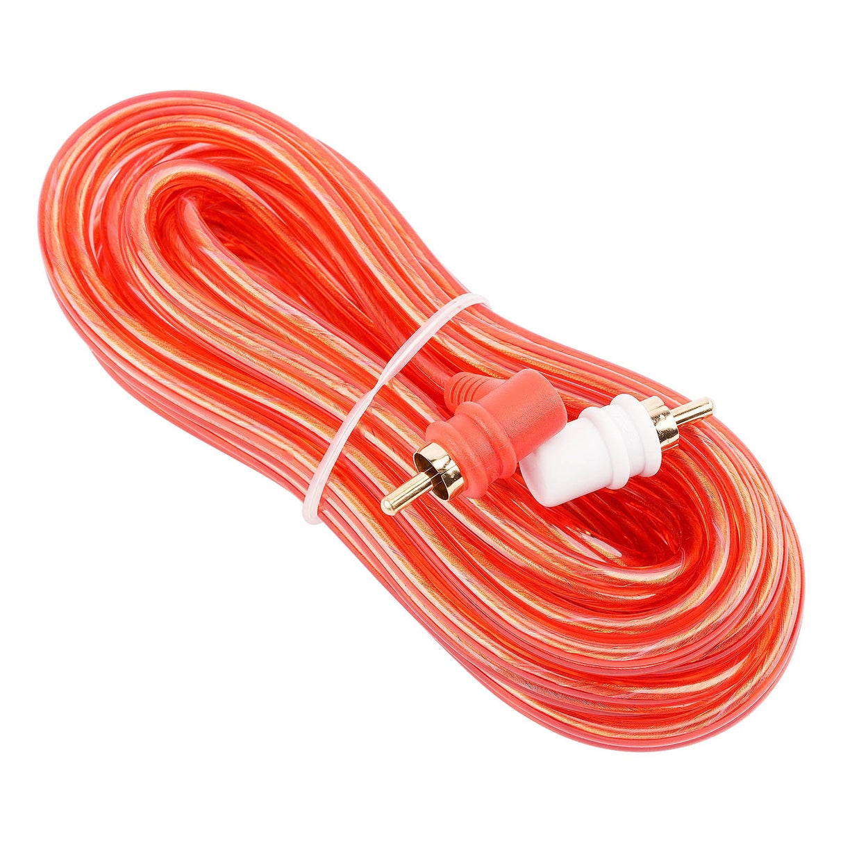 12FT Oxygen Free RCA Audio Cable With Right Angle (BMV-GRA-12), 10-Pack (10 Individual Cables) Audiopipe