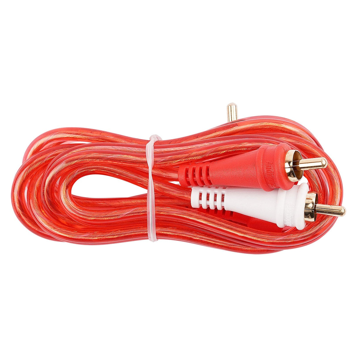 3FT Oxygen Free RCA Audio Cable With Right Angle (BMV-GRA-3), 10-Pack (10 Individual Cables) Audiopipe