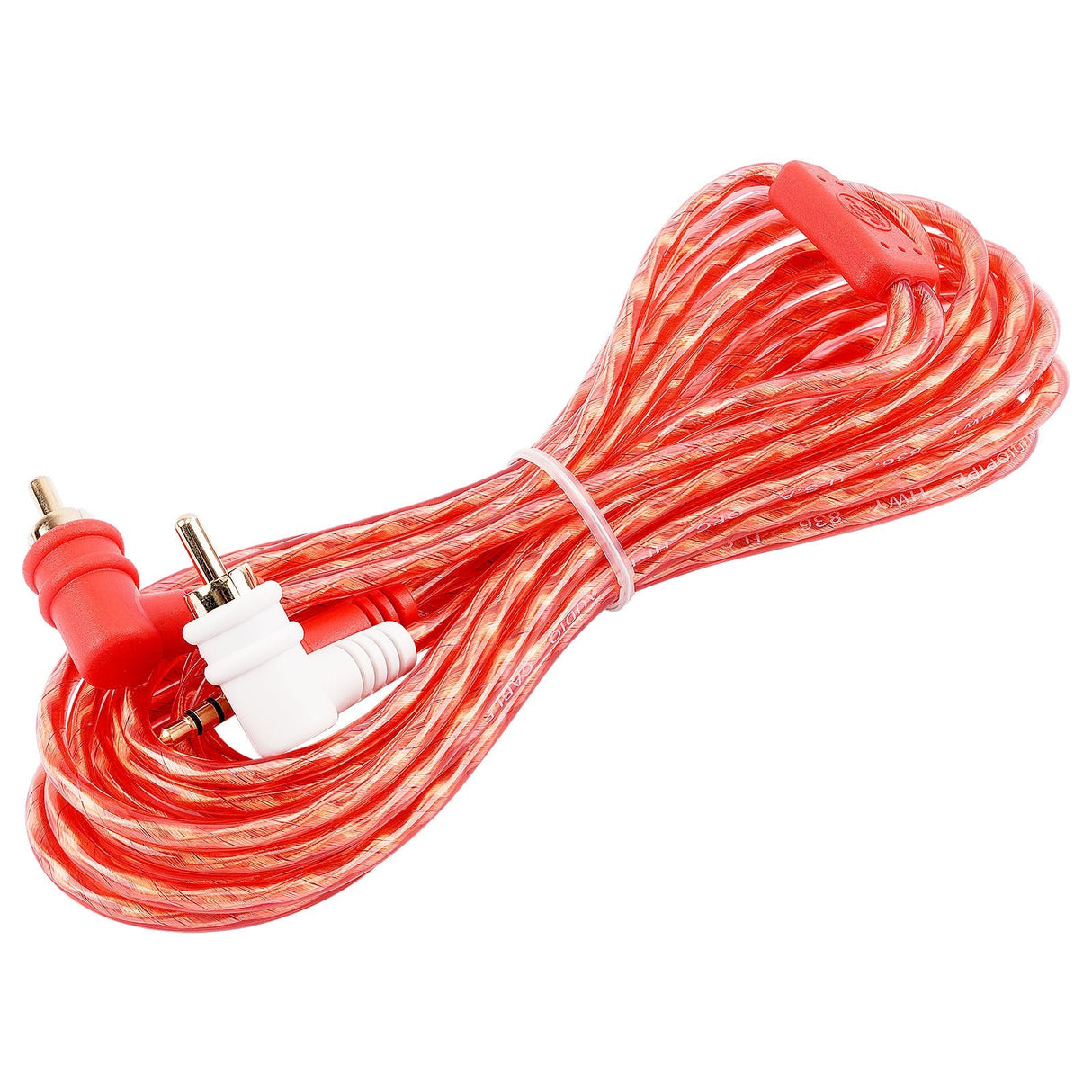 12Ft 3.5mm to RCA Cable (BMV-GST-35-12), 10-Pack (10 Individual Cables) Audiopipe