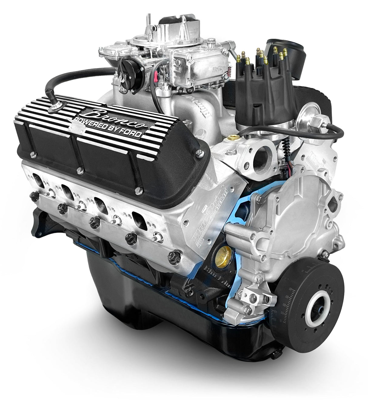 Ford Small Block Compatible 302 c.i. Engine - 365 Horsepower - Base Dressed Bronco Edition - Carbureted