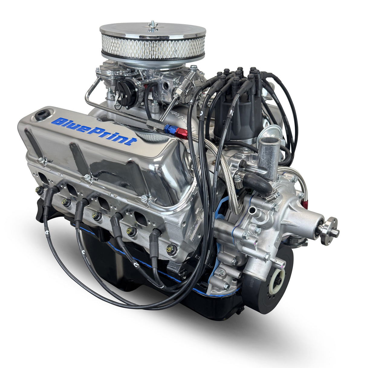 Ford Small Block Compatible 302 c.i. Engine - 361 Horsepower - Deluxe Dressed - Rear Sump - Carbureted