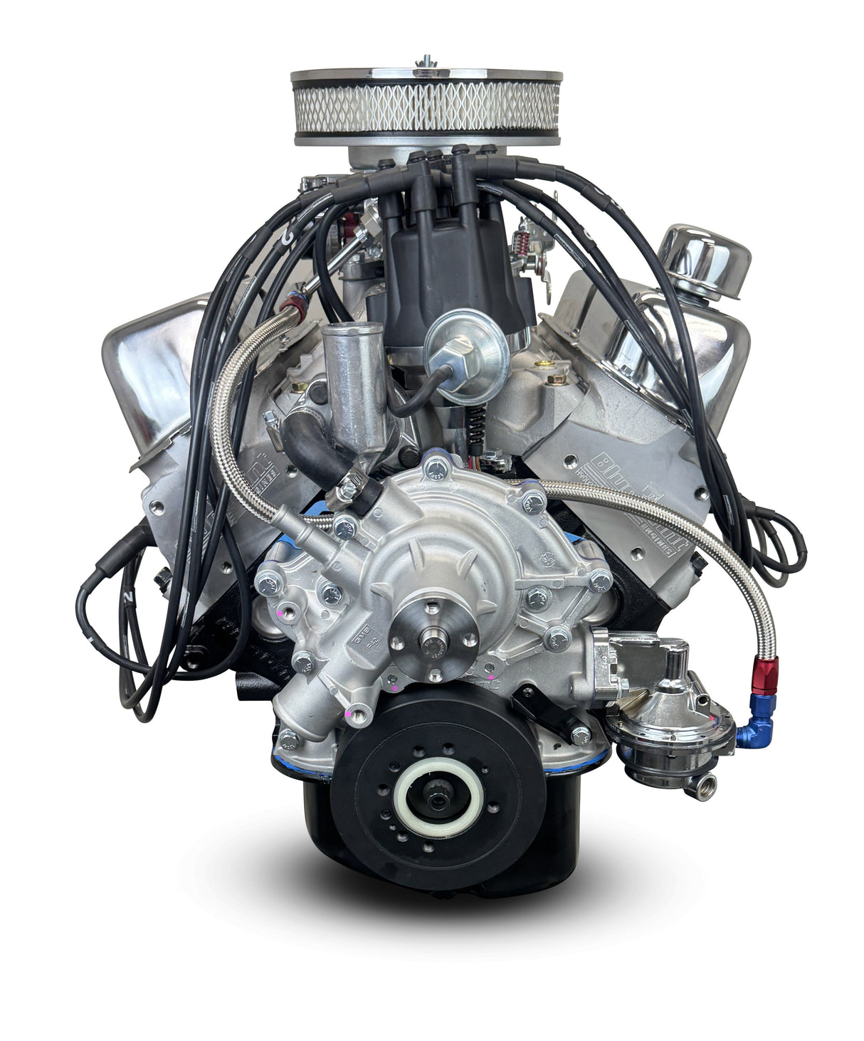 Ford Small Block Compatible 302 c.i. Engine - 361 Horsepower - Deluxe Dressed - Rear Sump - Carbureted