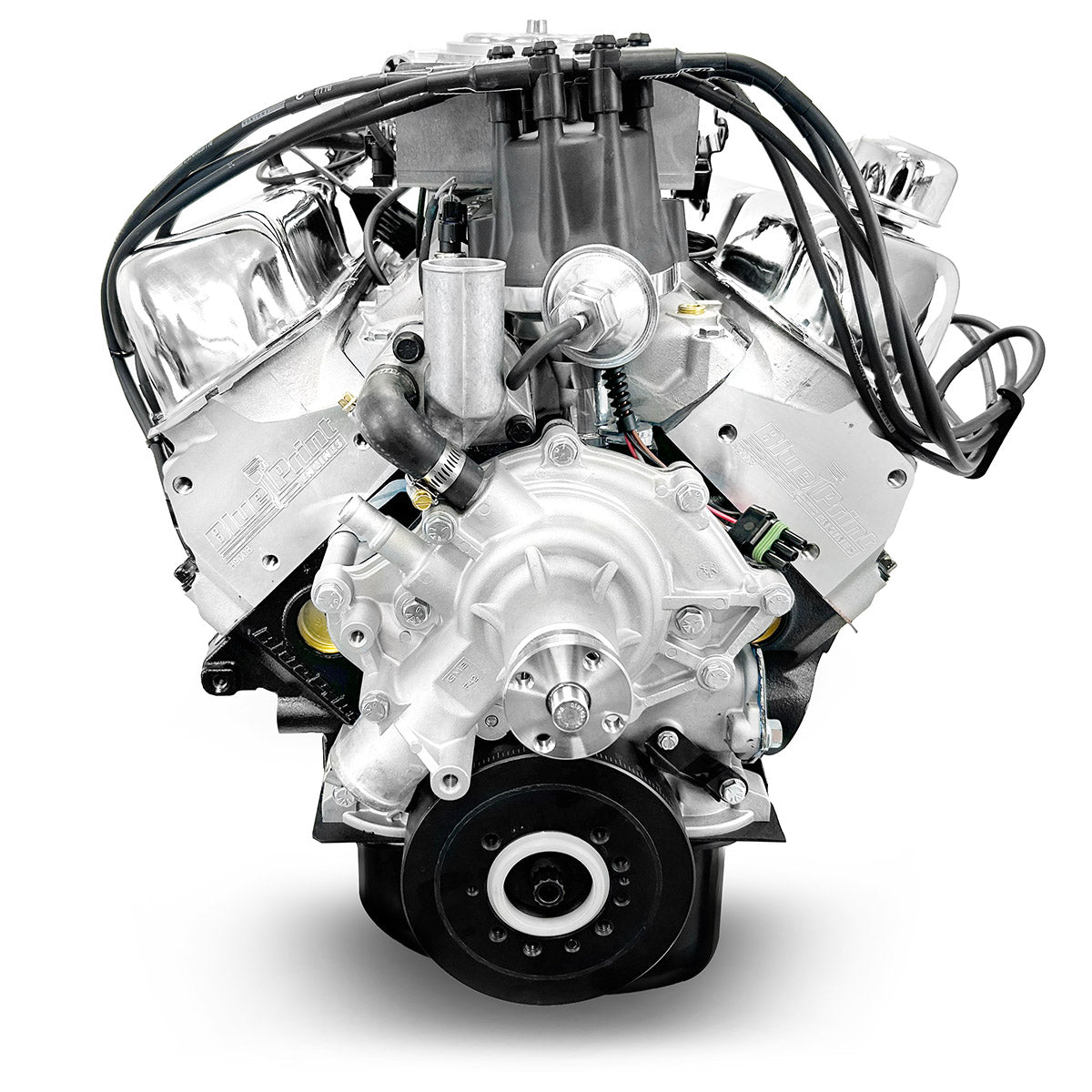 Ford Small Block Compatible 347 c.i. Engine - 415 Horsepower - Deluxe Dressed - Rear Sump - Fuel Injected