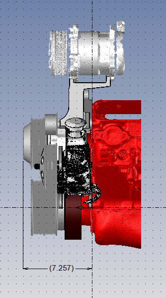 GM SB Compatible Front Accessory Drive - Dual-Belt Quick Serpentine with Alternator | AC | Power Steering | Water Pump | Brackets and Bolts