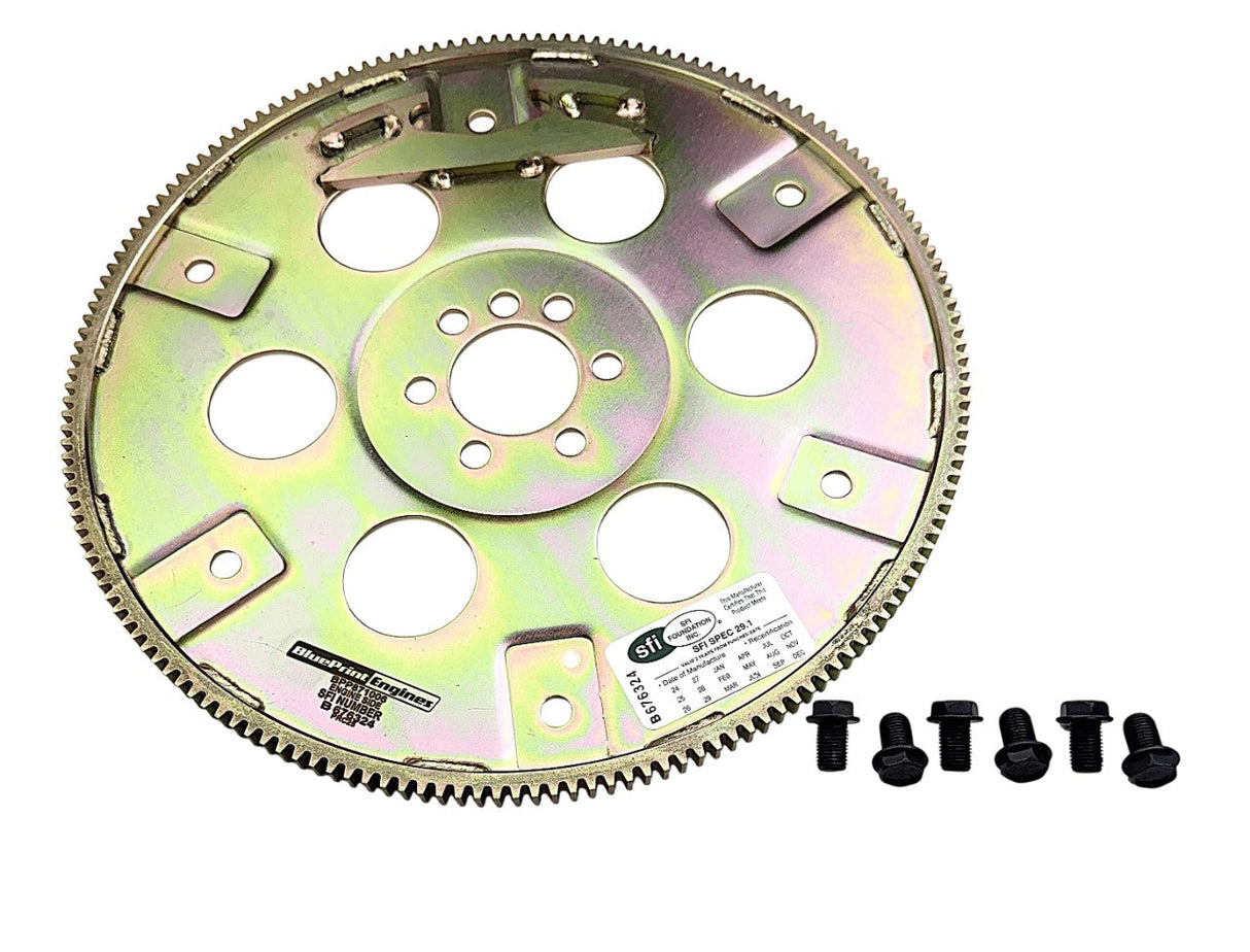 168-Tooth Steel SFI 14" Flex Plate - 1-Piece Rear Main Seal - External Balance - GM Compatible