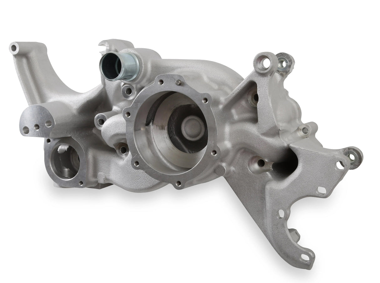 Holley LS Cooling Manifold Natural, Water Pump - Holley Front Drive Only