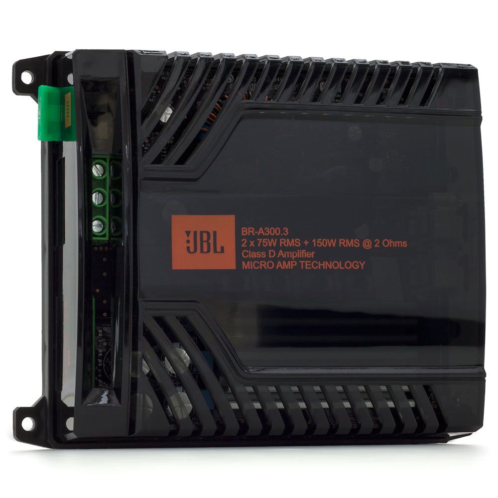 JBL BR-A 300.3 Channel 300 Watts RMS Car Amplifier JBL
