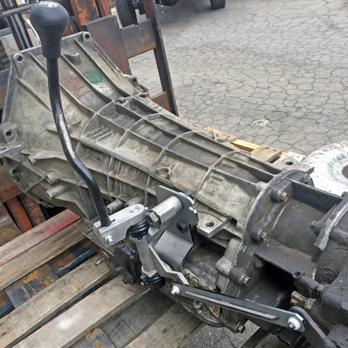BW1356 Electric to Manual Transfer Case Conversion Brackets Solo Motorsports