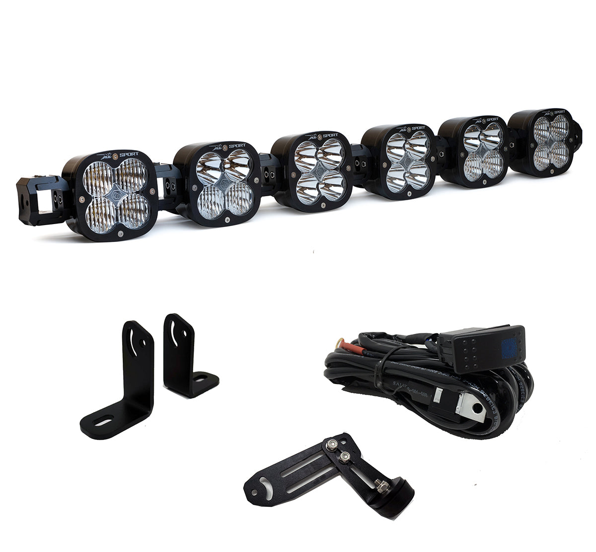 Baja Designs Polaris RZR Pro XP, XL Linkable Roof Bar Kit Baja Designs
