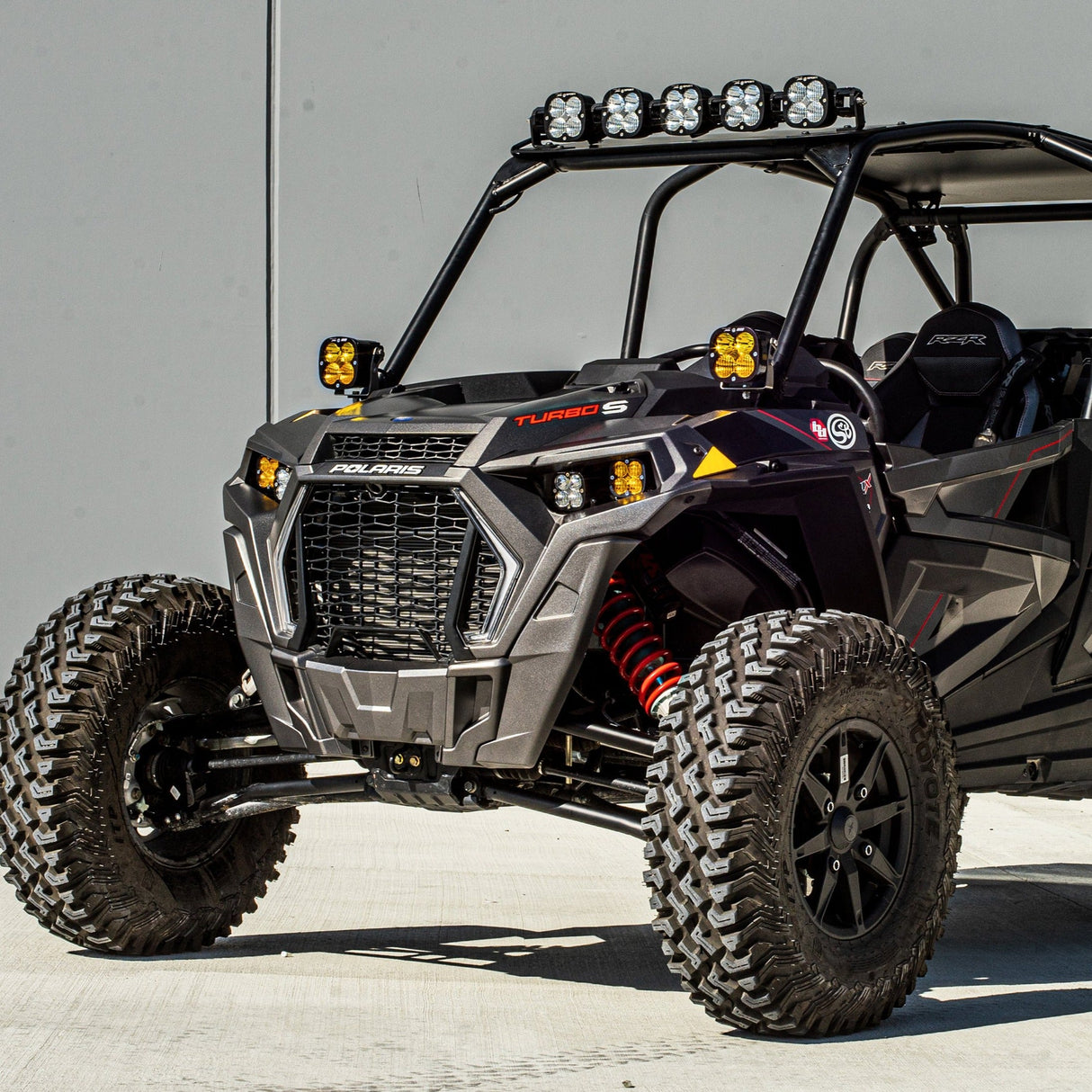 Baja Designs Polaris RZR Turbo S, XL Linkable Roof Bar Kit Baja Designs