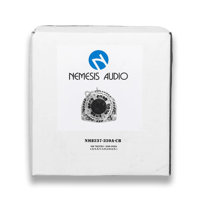 Nemesis Audio NM8237-320A-CB 320 Amp Alternator For Chevy 1996-2004 Nemesis Audio