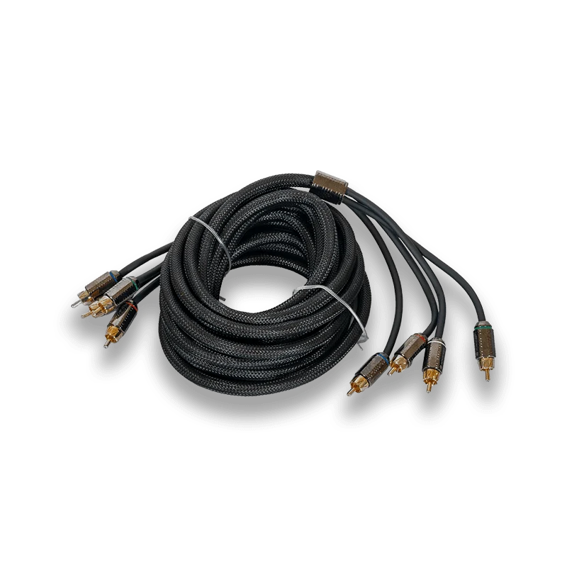 Nemesis Audio NM-RCA417 – 17ft 4CH Triple Shielded RCA Cable Nemesis Audio