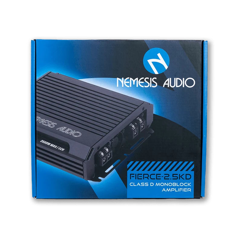 Nemesis Audio FIERCE-2.5KD 1250W RMS Monoblock Amplifier Nemesis Audio