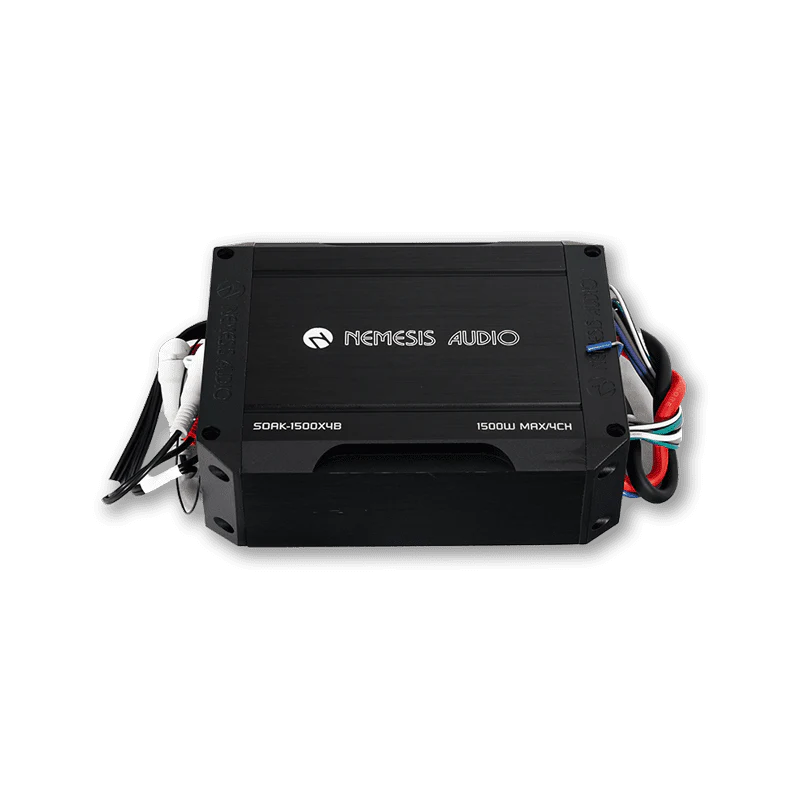 Nemesis Audio SOAK-1500X4B 4-Channel Marine Amplifier w/ Bluetooth Nemesis Audio