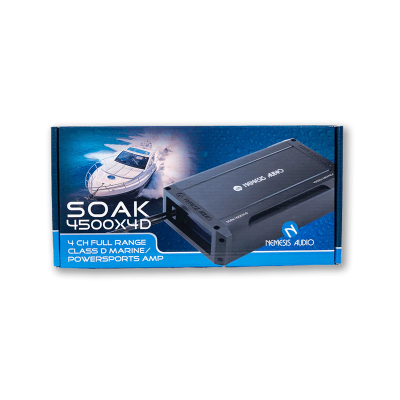 Nemesis Audio SOAK-4500X4D 4-Channel Marine Amplifier Nemesis Audio