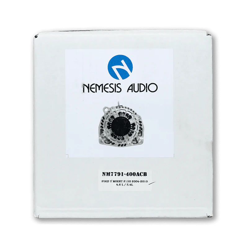Nemesis Audio NM7791-400ACB 400 Amp High Output Alternator – Ford F150 Nemesis Audio