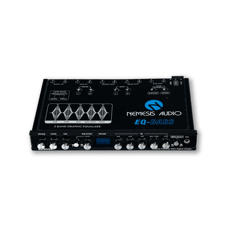 Nemesis Audio EQ-BASS 5-Band Graphic Equalizer w/ 8V Output Nemesis Audio