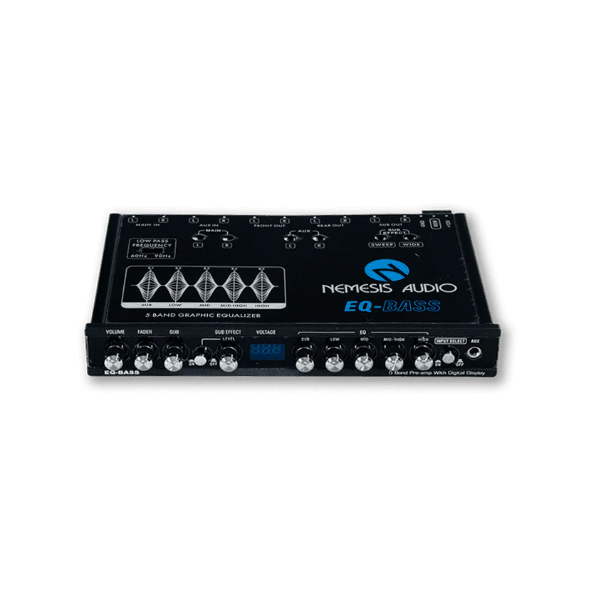 Nemesis Audio EQ-BASS 5-Band Graphic Equalizer w/ 8V Output Nemesis Audio