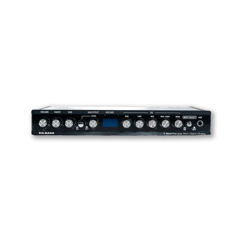 Nemesis Audio EQ-BASS 5-Band Graphic Equalizer w/ 8V Output Nemesis Audio