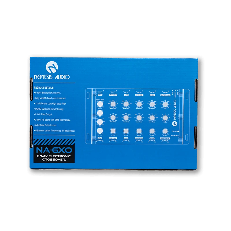 Nemesis Audio NA-6XO 6-Way Electronic Crossover w/ 8V Output Nemesis Audio