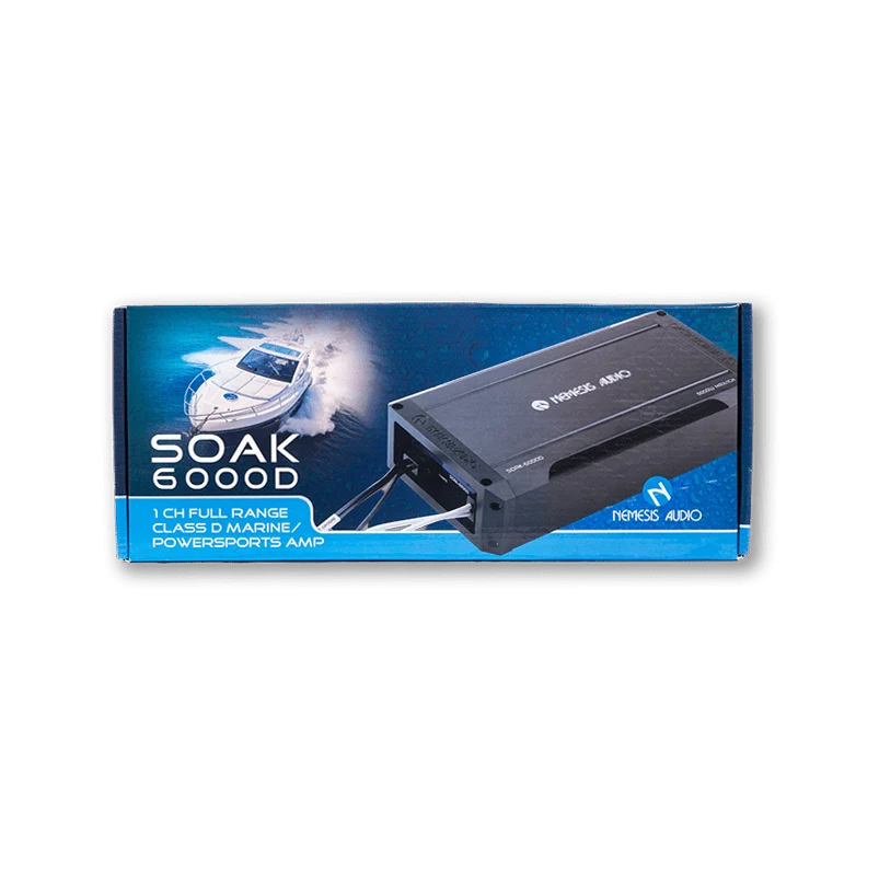Nemesis Audio SOAK-6000D 3040W RMS Marine Monoblock Amplifier Nemesis Audio