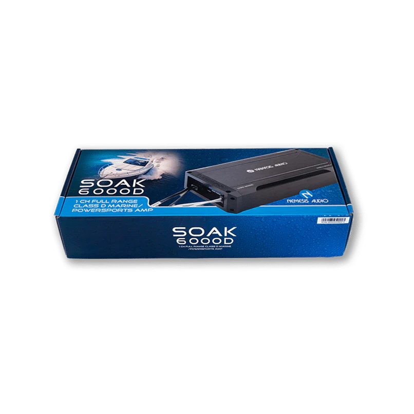 Nemesis Audio SOAK-6000D 3040W RMS Marine Monoblock Amplifier Nemesis Audio