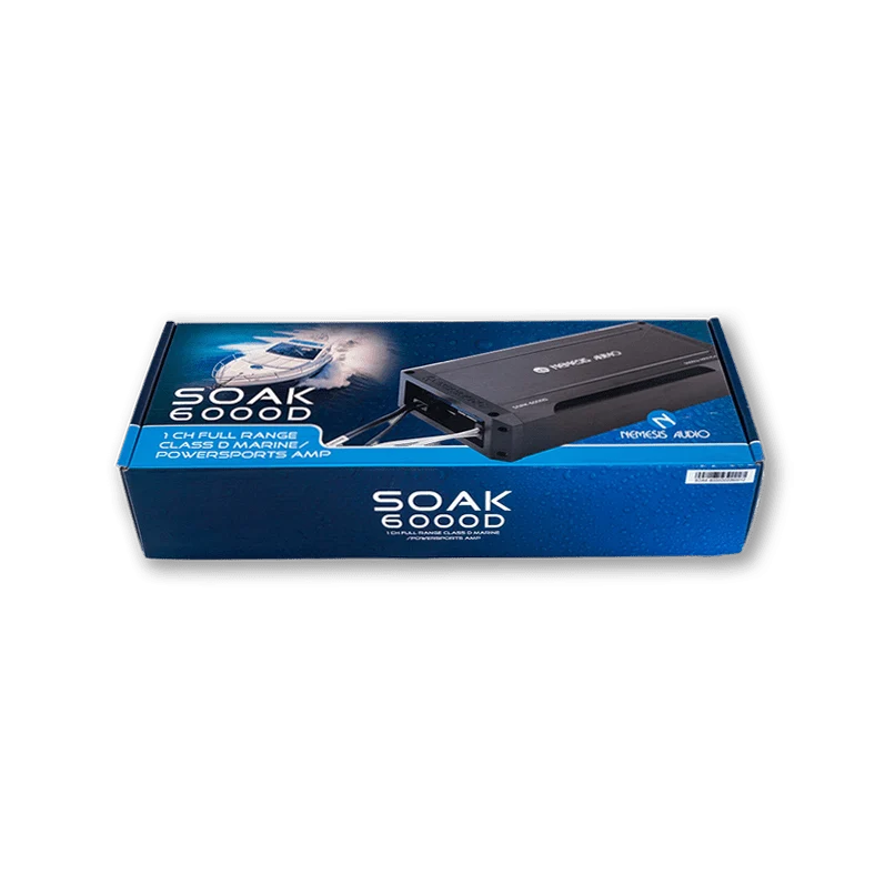 Nemesis Audio SOAK-6000D 3040W RMS Marine Monoblock Amplifier Nemesis Audio