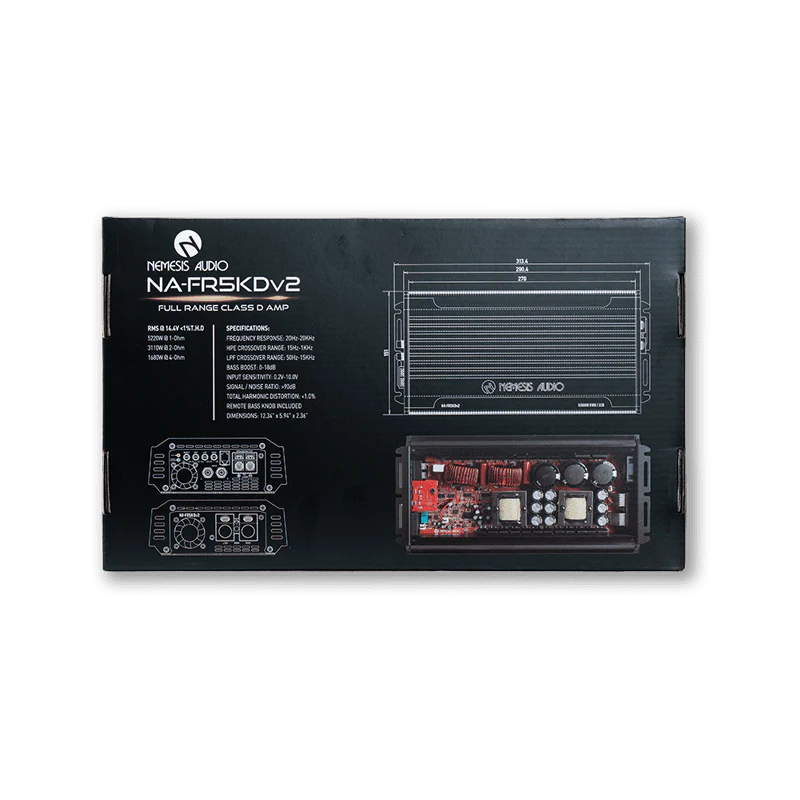 Nemesis Audio NA-FR5KDv2 5220W RMS Full Range Class D Amplifier