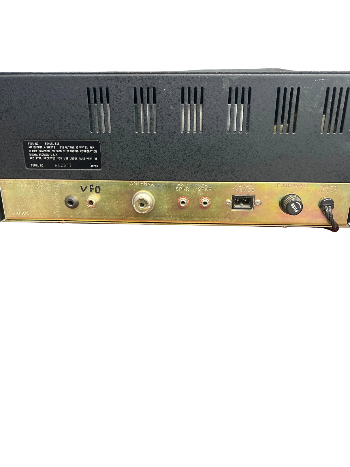 Bengal SSB Pearce-Simpson Base Radio (Pre-Owned) Bengal Pearce Simpson