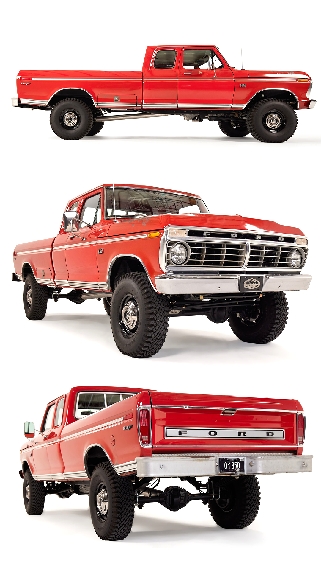 Kincer Chassis Basic 2wd - 4wd Conversion Kit - 1965 - 1979 Ford F-Series Kincer Chassis