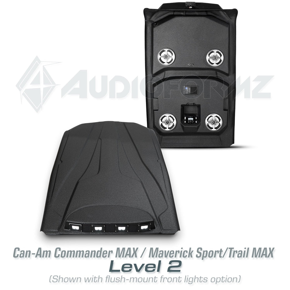 2021+ Can-Am Commander MAX / 2019+ Maverick Sport MAX Stereo Tops (4-Seat) Can-Am
