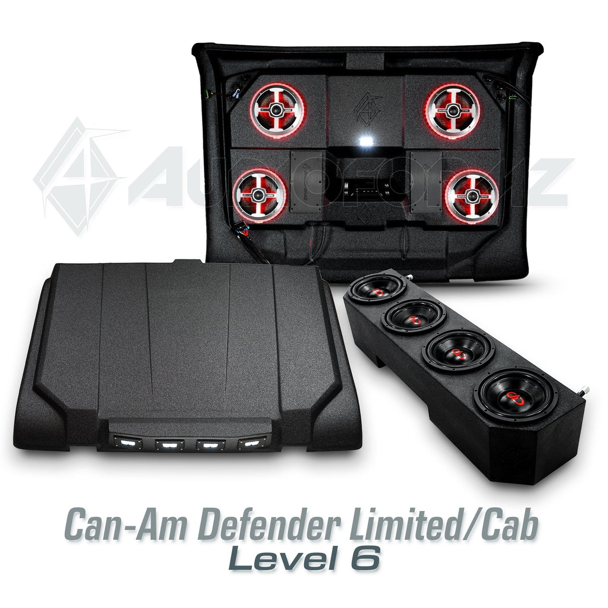 2026+ Can-Am Defender HD11 Limited/Cab Stereo Tops (2-Door)