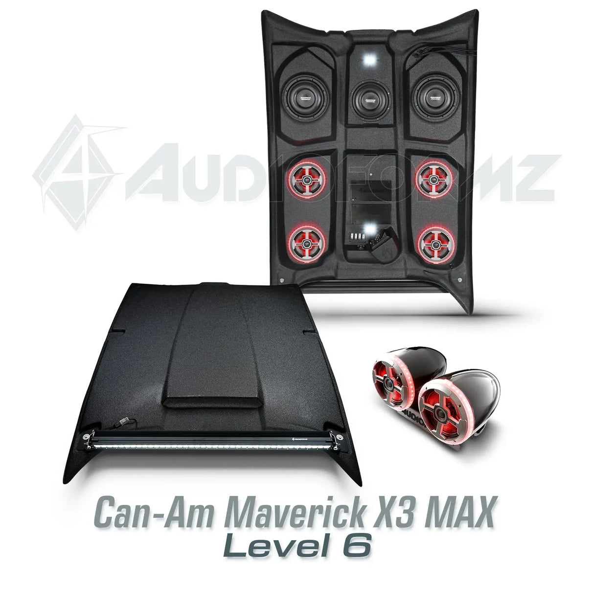 Can-Am Maverick X3 MAX Stereo Tops (4-Seat) Can-Am