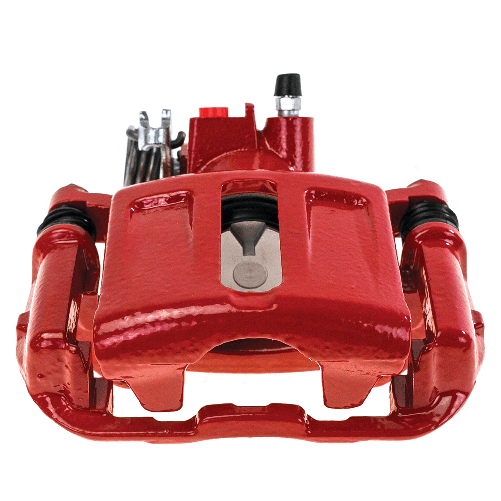 New Direct Fit 4 Wheel Drum to Disc Brake Conversion Kit W/DS Rotors (5 Lug). Red A112-93XR-DS