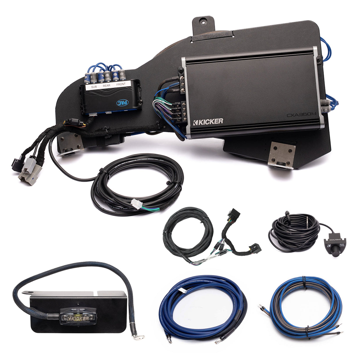 Kicker Plug & Play Dual CX Amp Kit Bundle Upgrade 2 & 4-Door (B&O System) | '21- Current Ford Bronco