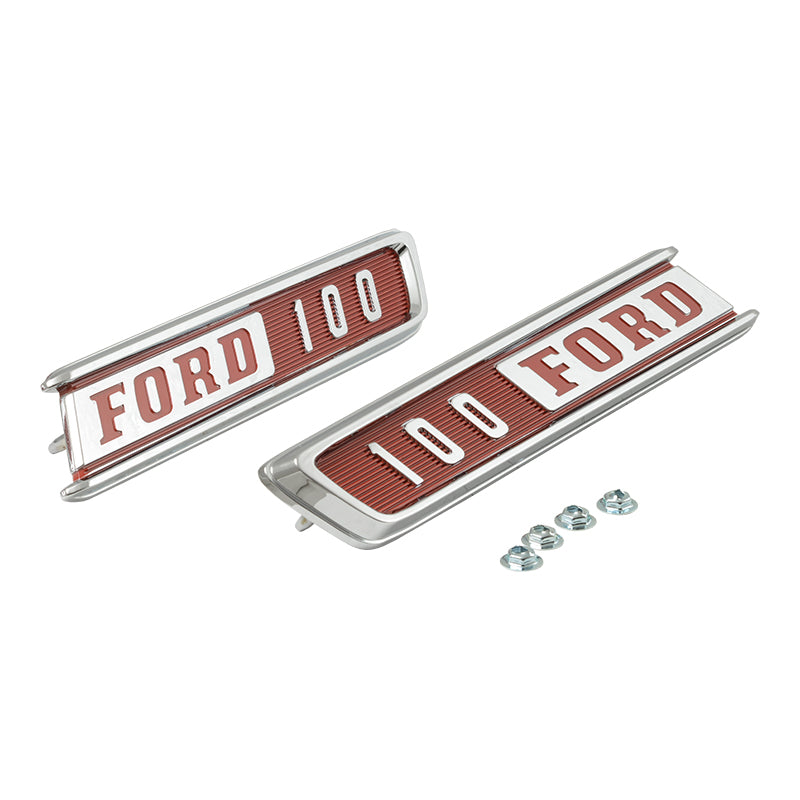 Hood Side Emblems - 1967 Ford F-Series Dennis Carpenter