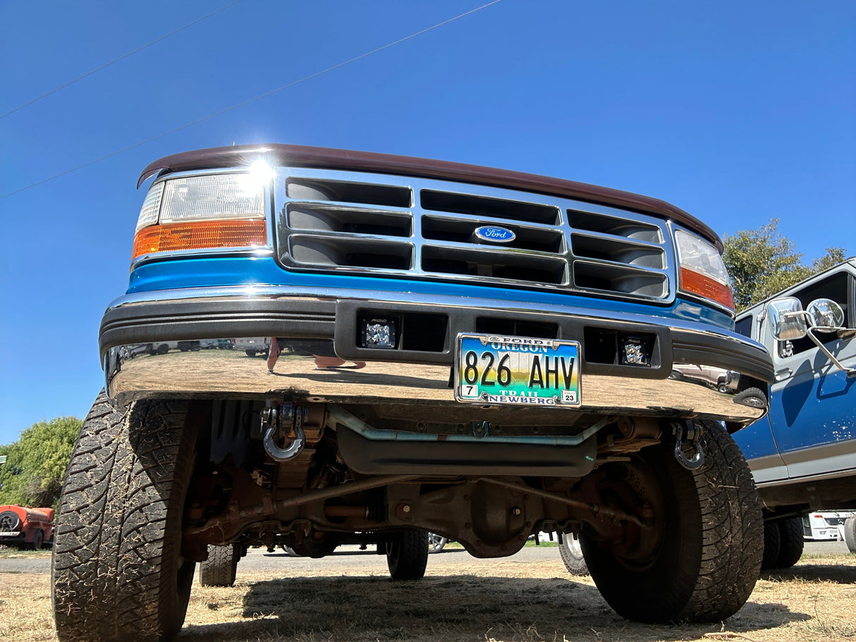 Engineered Vintage Shackle Bracket Tow Hooks - 1992-1997 Ford F-Series Engineered Vintage LLC