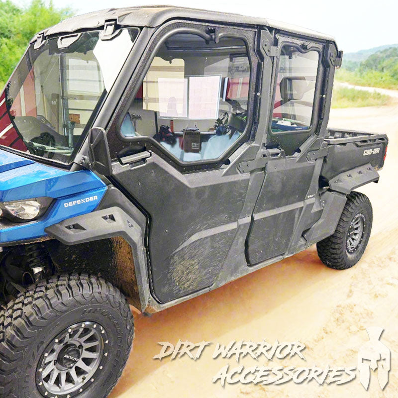 CANAM DEFENDER 4-SEAT Cab Enclosure "THE VAULT" Upper Side Doors & Panels (patent pending)