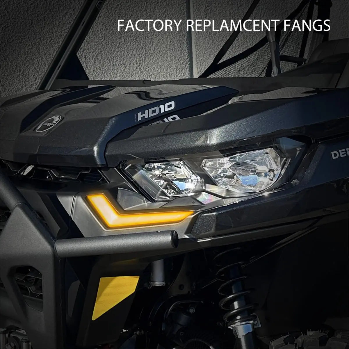 Turn-Signal Plug-&-Play Kit | 2020-2026 Can-Am Defender | Front Fang Lights w/Taillight Integration SWITCH Works