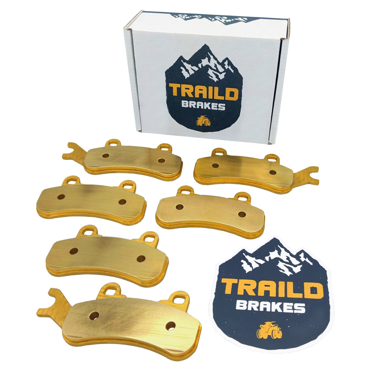 Can-Am Defender HD5 2017-2021 Brass Brake Pad Set Traild