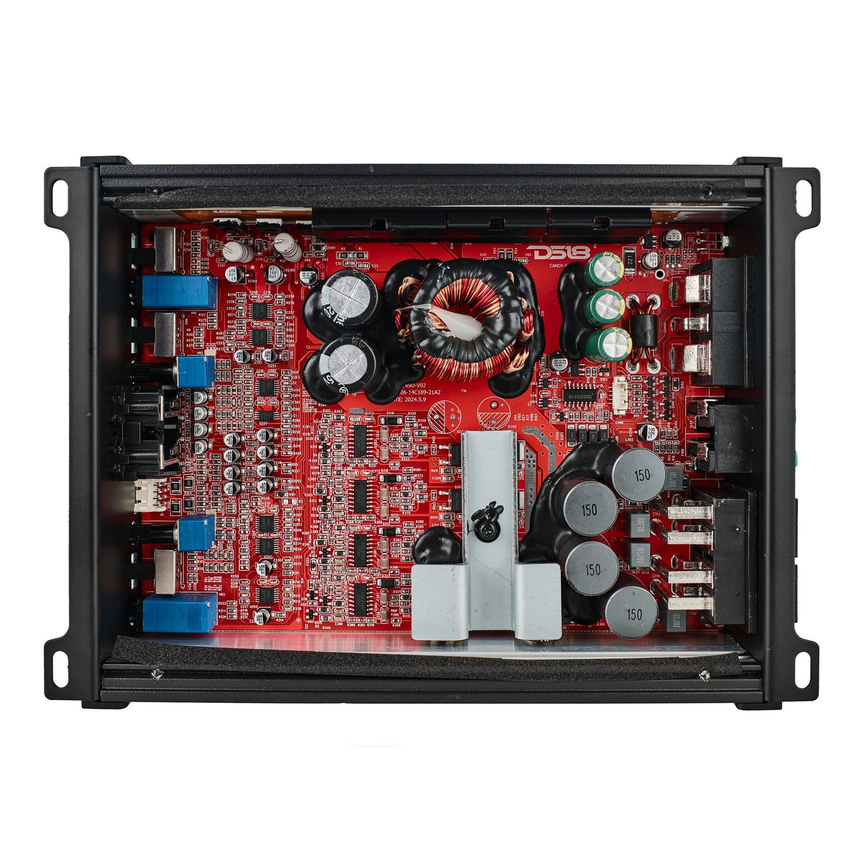 DS18 CANDY-X4B CANDY Compact Full-Range Class D 4-Channel Amplifier 1600 Watts DS18
