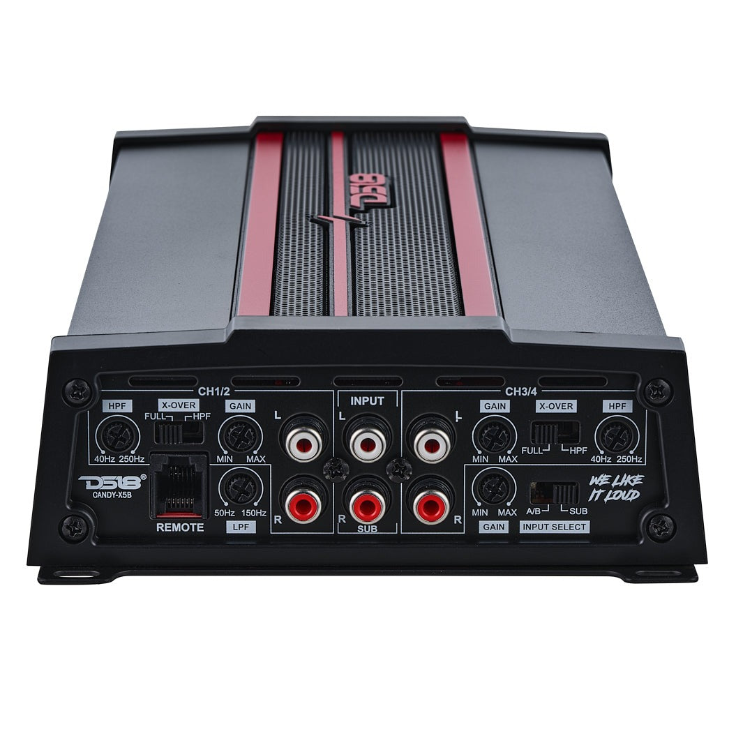 DS18 CANDY-X5 CANDY Compact Full-Range Class D 5-Channel Amplifier DS18
