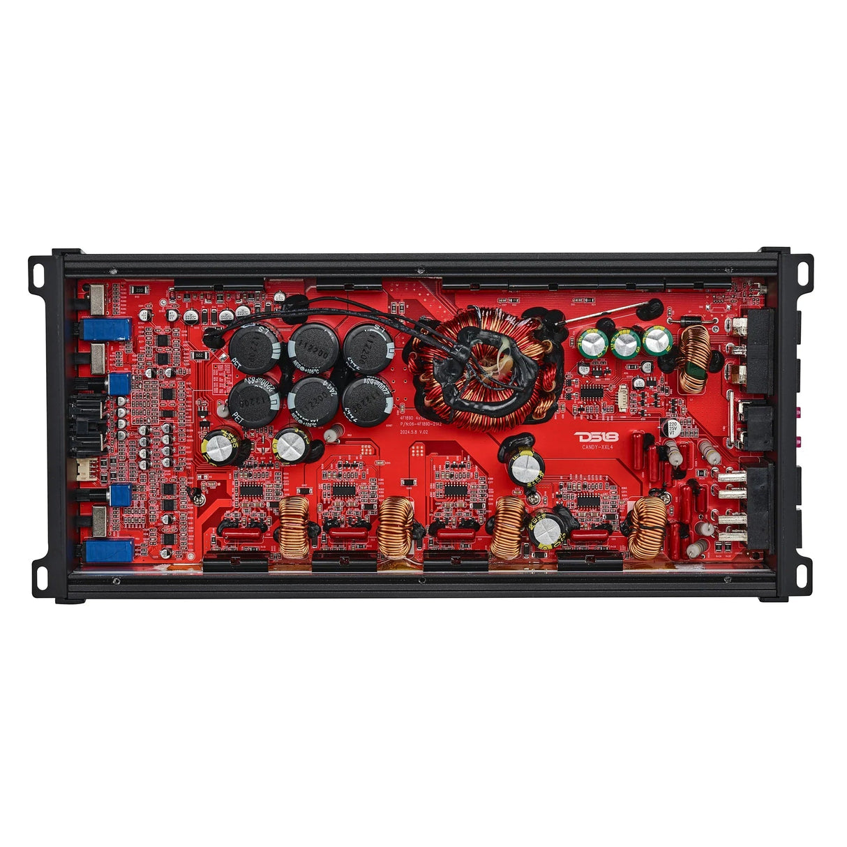 DS18 CANDY-XXL4B Compact Full-Range Class D 4-Channel Amplifier 880W DS18