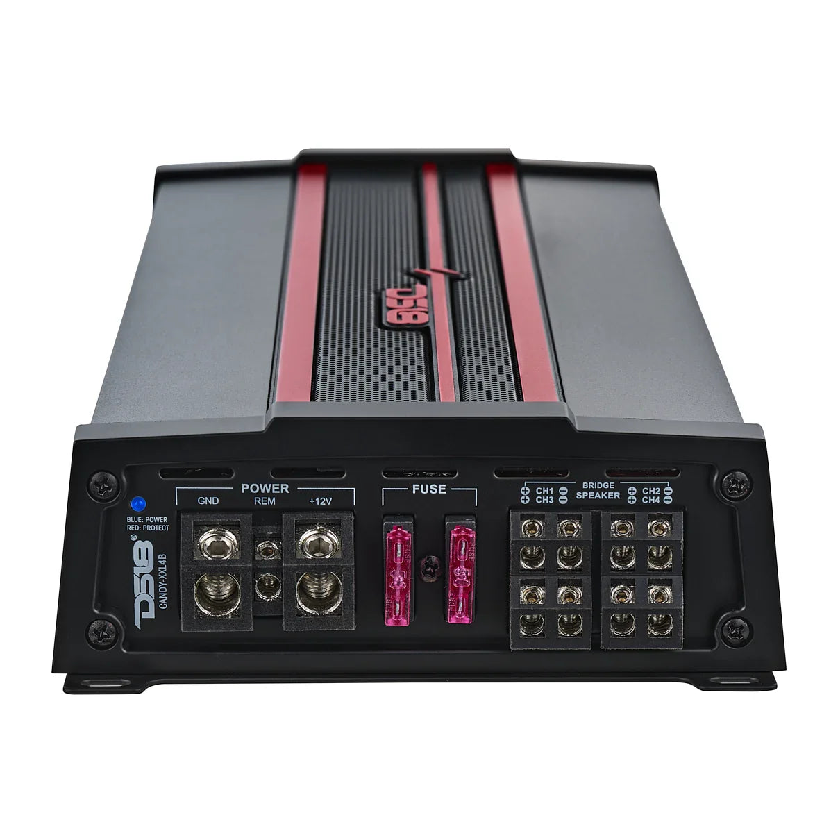 DS18 CANDY-XXL4B Compact Full-Range Class D 4-Channel Amplifier 880W DS18