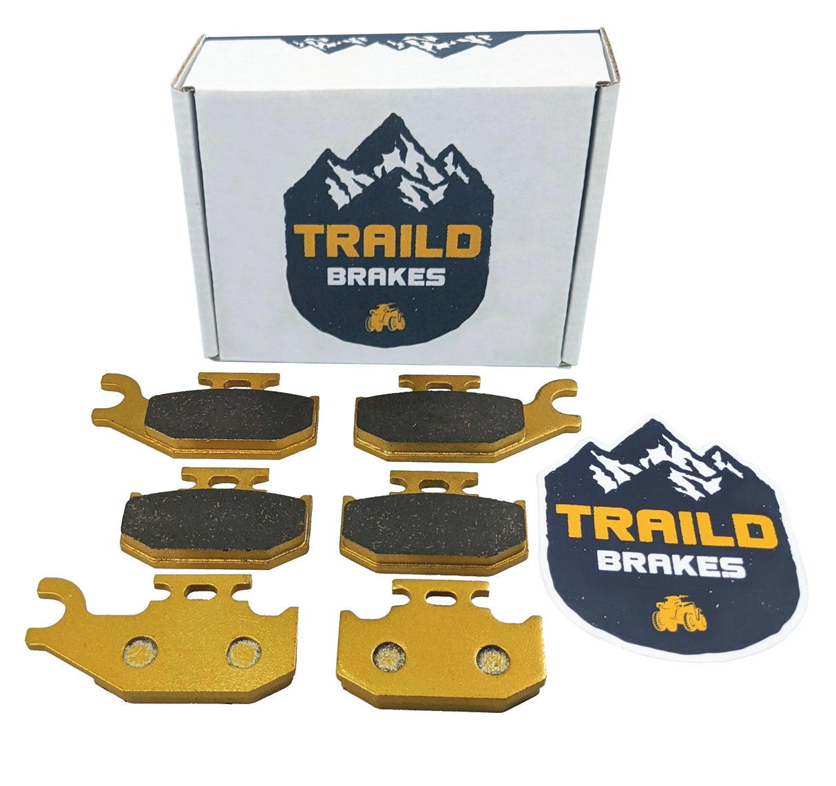 Can-Am/Bombardier DS 650 2000-2007 Ceramic Brake Pad Set Traild