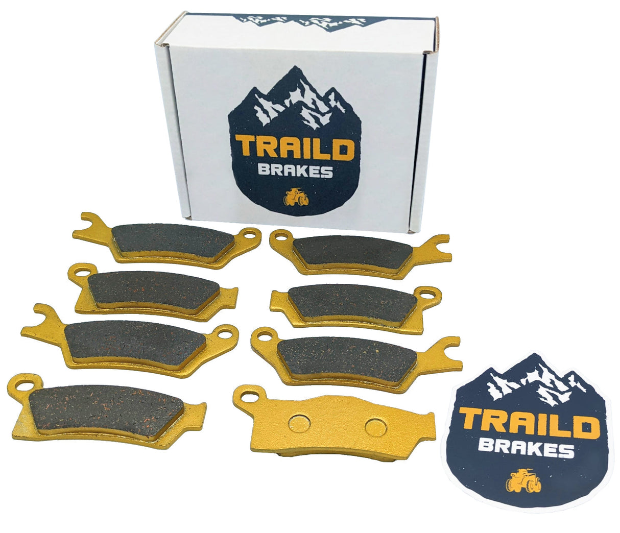 Can-Am Outlander 1000/850/650/450 6x6 2015-2026 4 Wheel Ceramic Brake Pad Set Traild